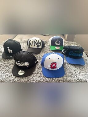 Hat Lot – Snapbacks & Trucker Caps (6 Hats Total)